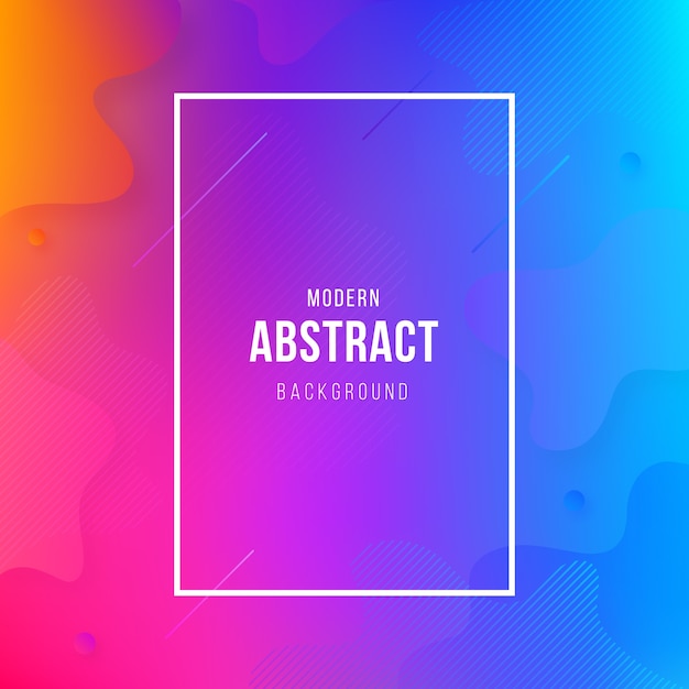 Vector modern abstract background with geometric shapes