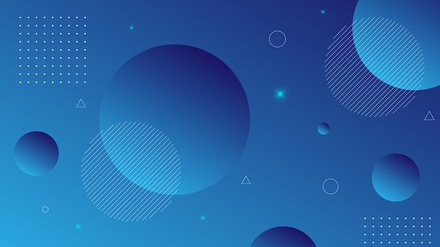 Modern abstract background with gradient colors using circle elements.