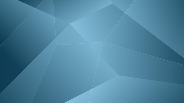 Modern abstract background with lowpoly element and gradient blue color