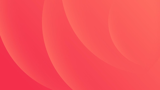 Modern Abstract Background with Motion Round Circle Wave and Red Gradient Color