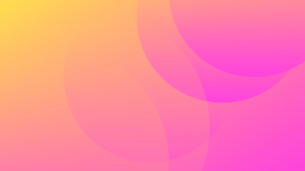 Modern Abstract Background with Motion Round and Pink Orange Gradient Color