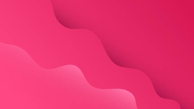 Modern Abstract Background with Motion Wave and Red Pink Gradient Color