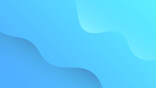 Modern Abstract Background with Motion Waves and Blue Gradient Color