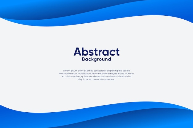 Modern abstract background with wavy or liquid concept Gradient blue color