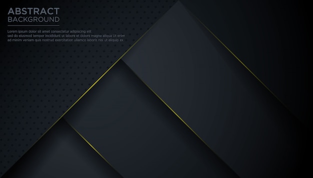 Modern abstract black triangle background