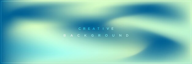 Modern abstract blue gradient banner background design