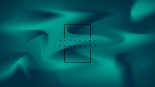 Modern abstract blue green fluid background design
