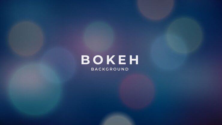 Vector modern abstract bokeh lighting background