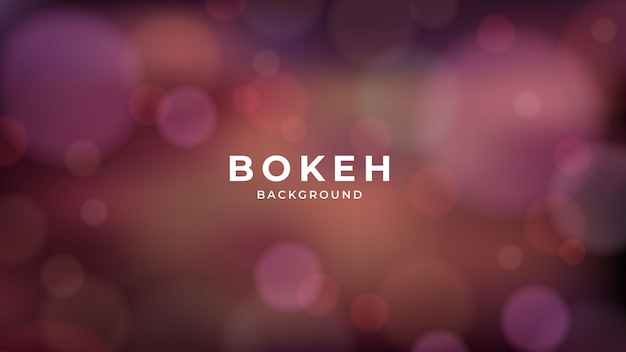 Vettore fondo astratto moderno di illuminazione del bokeh