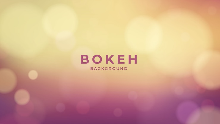 Vector modern abstract bokeh lighting background