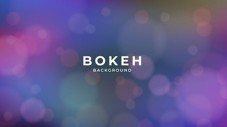 Vector modern abstract bokeh lighting background