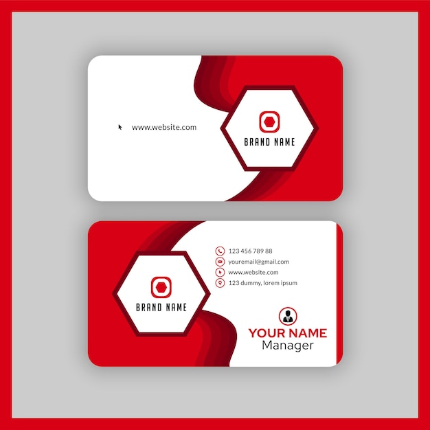 Modern Abstract business card