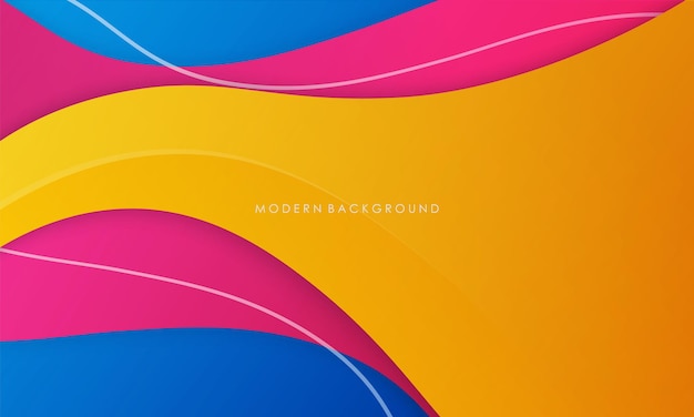 Modern abstract colorful background design