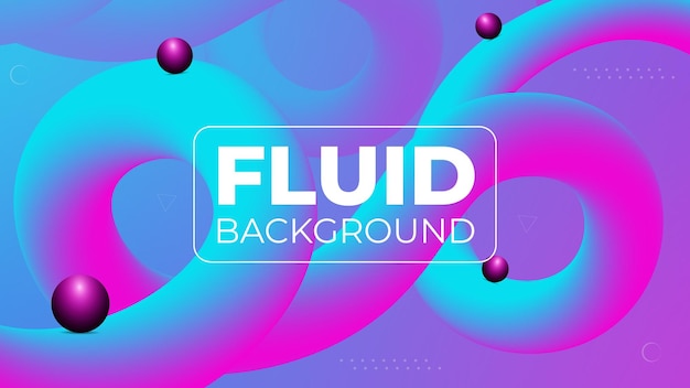 Modern abstract colorful fluid background geometric gradient layout template.