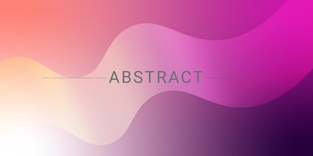 Modern Abstract Colorful Wavy Shape Background