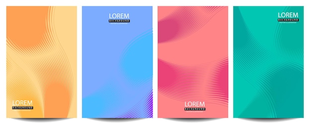 Modern abstract cover design template Geometric halftone gradients Future geometric patterns