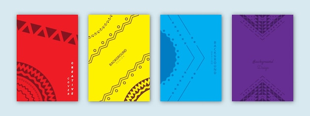 Moderno abstract cover set minimal e semplice design della copertina sfondo geometrico con attraente