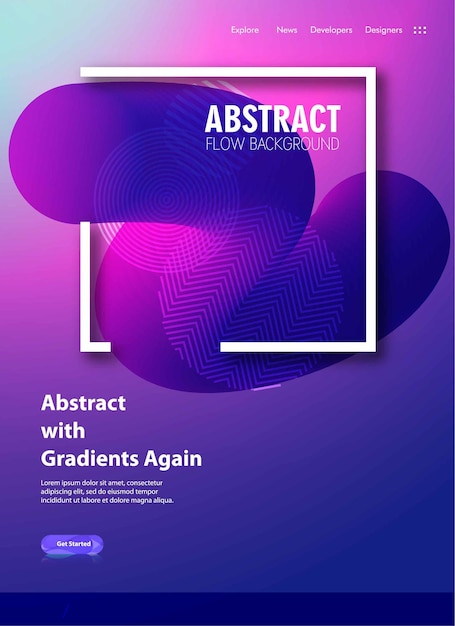 Modern abstract covers setfuture geometric patternsminimal covers design with colorful design