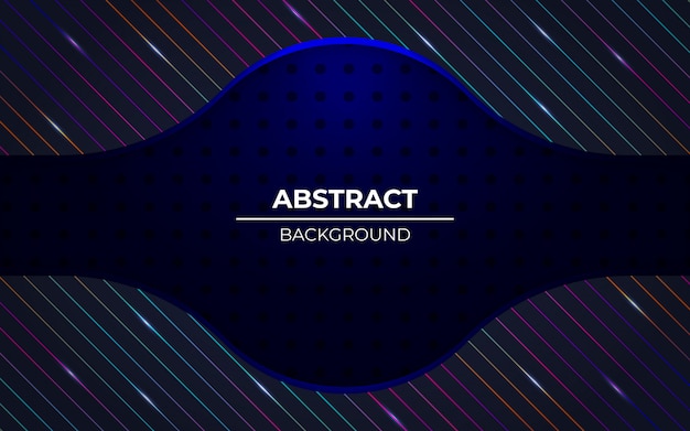 Modern abstract dark blue background with rgb light effect