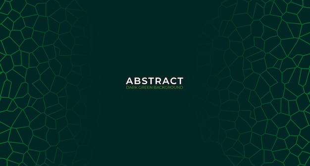 Modern abstract dark green background