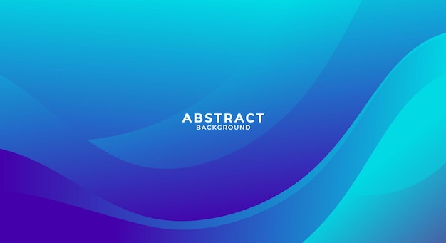 Modern abstract elegant blue banner background