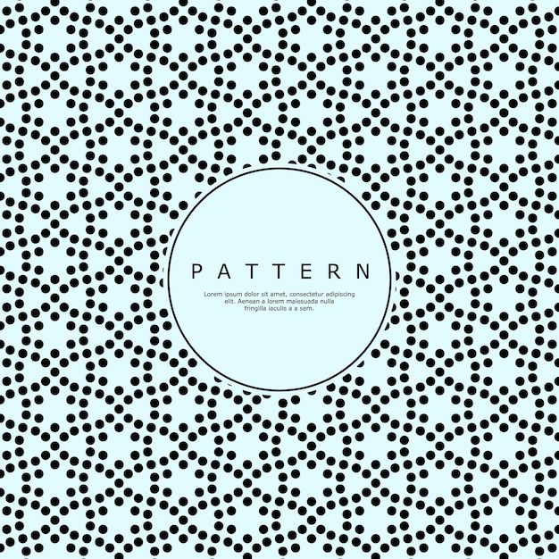 modern abstract flower circle pattern design.