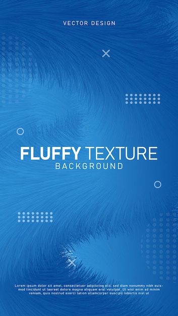 Modern abstract fluffy texture background