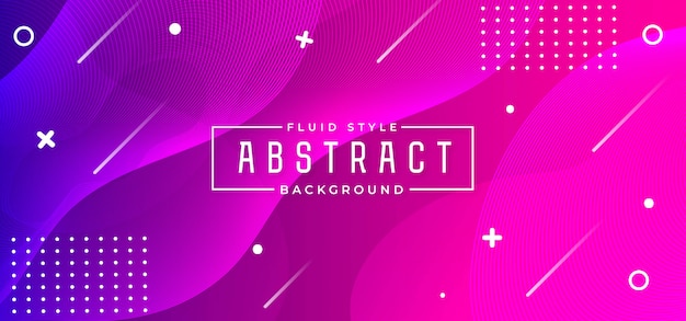 Modern Abstract Fluid Background