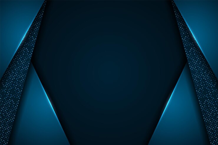 Современный абстрактный футуристический 3D перекрытие Glow Blue Background с эффектом блеска точек