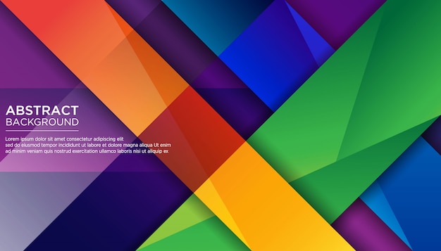 Modern Abstract Geometric Colorful Background