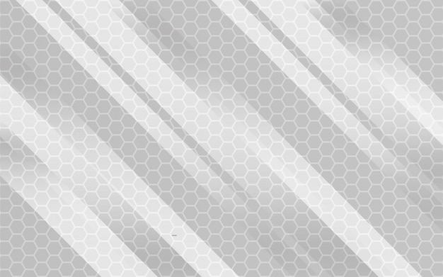 Modern abstract geometric grey background in hexagon texture