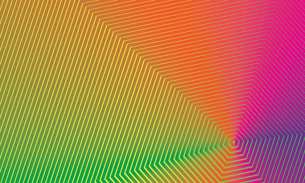 Modern abstract geometric lines colorful background