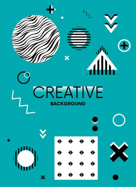 Vector modern abstract geometric pattern background design