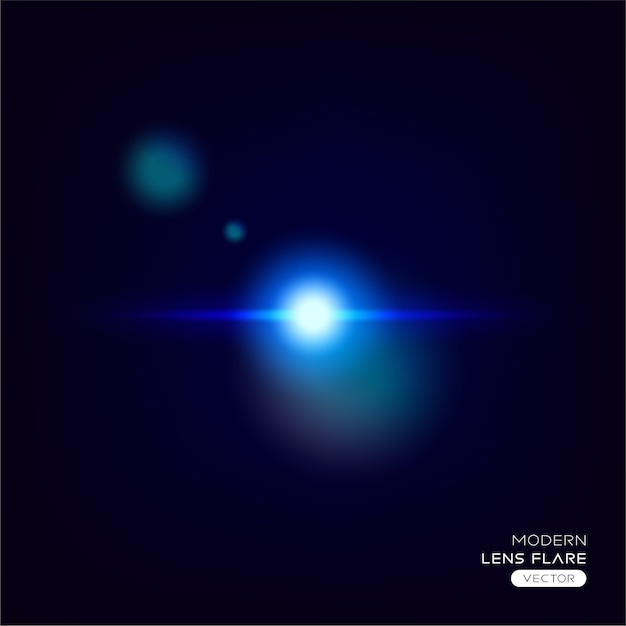 modern abstract gloeiend lensgloedeffect