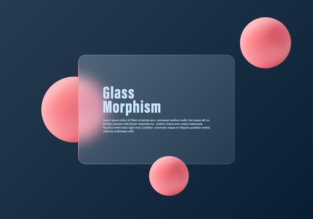 modern abstract gradient background with glass effect background for modern websites