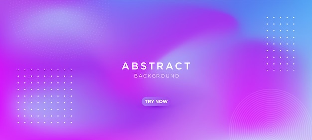 Modern abstract gradient blue and pink blurred background