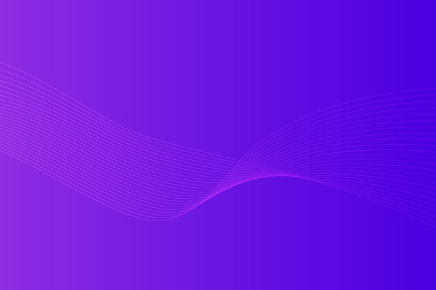 Modern abstract gradient curve wavy line background