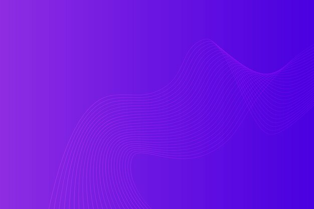 Modern abstract gradient curve wavy line background