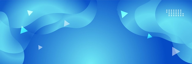 Современный абстрактный градиент темно-синий цифровой технологии баннер дизайн фона