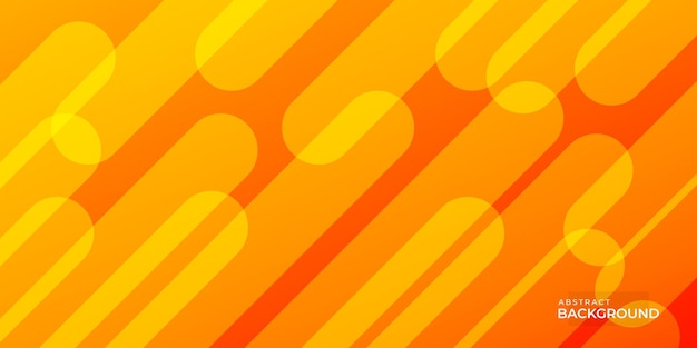 Modern abstract gradient light orange banner background