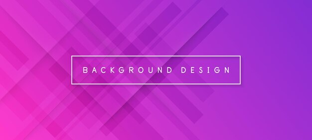 Vector modern abstract gradient pink design element with geometric rectangle square shape background