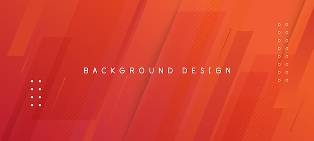 Modern abstract gradient red design element with geometric rectangle square shape background