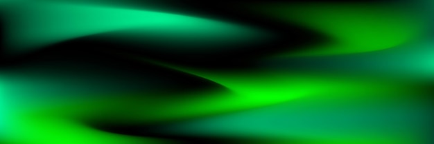 Modern abstract green gradient banner background design