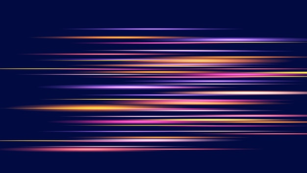 Vector modern abstract highspeed light effect abstract background with curved beams of light technology futuristic dynamic motion movement pattern for banner or poster design background concept