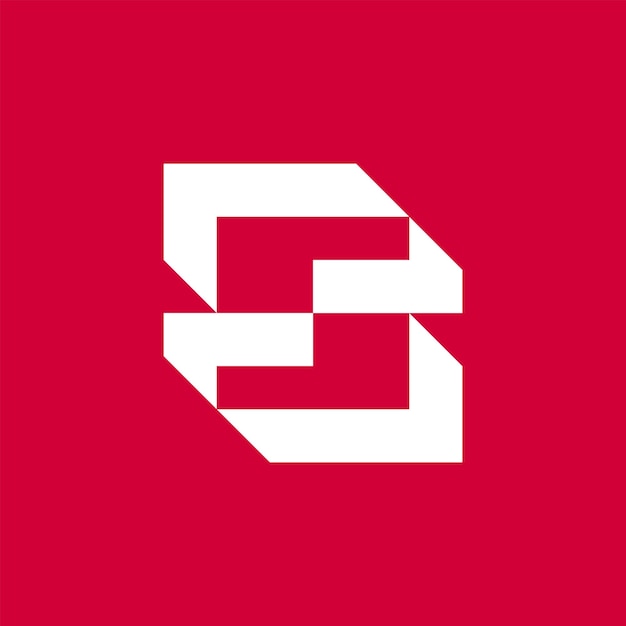 Modern abstract letter s logo