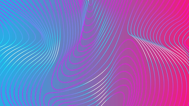 Modern abstract lines fluid wave background. Vector 10 EPS