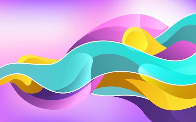 Modern abstract liquid colorful background banner design. can be used on posters ,banner ,web and any more.