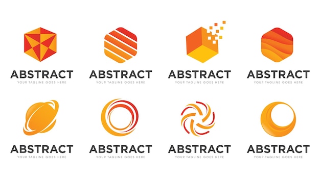 ベクトル 現代の抽象的なロゴのベクトル