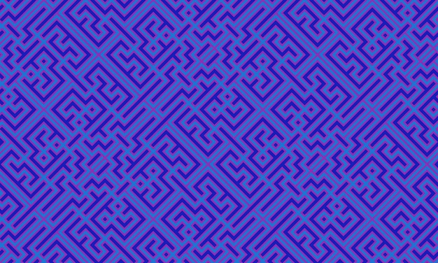 Modern abstract maze line pattern background