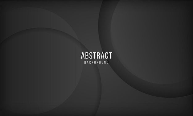 Fondo geometrico astratto minimale moderno di forma del cerchio nero